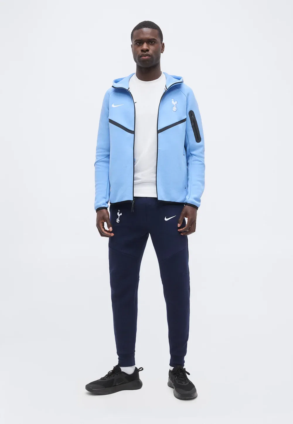 Худи THFC - клубная одежда Nike Performance, Light Blue/White — фото 2