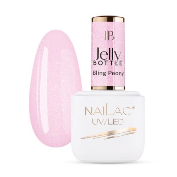 

Гель во флаконе bling peony, 7 мл Nailac Jelly bottle, цвет bling peony