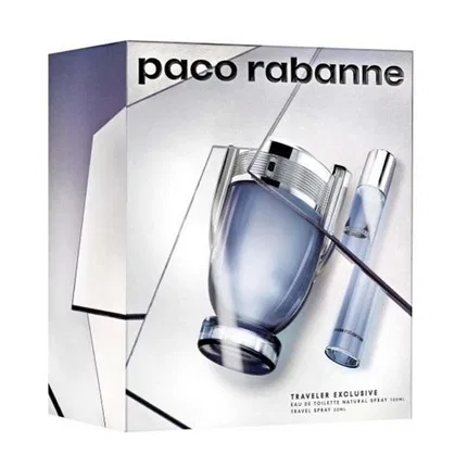 Туалетная вода древесно-фужерная Paco Rabanne Invictus, 100 мл + 20 мл