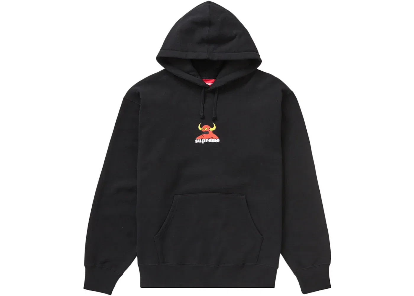 Мужской худи Supreme Toy Machine Hooded Sweatshirt, Black