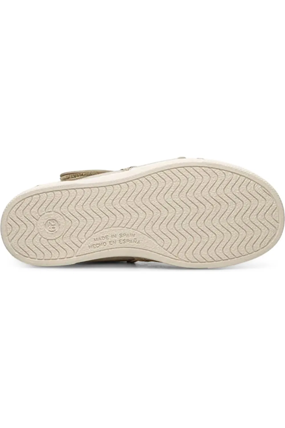Туфли детские на плоской подошве с ремешком Riley CHILDRENCHIC, Gold — фото 3