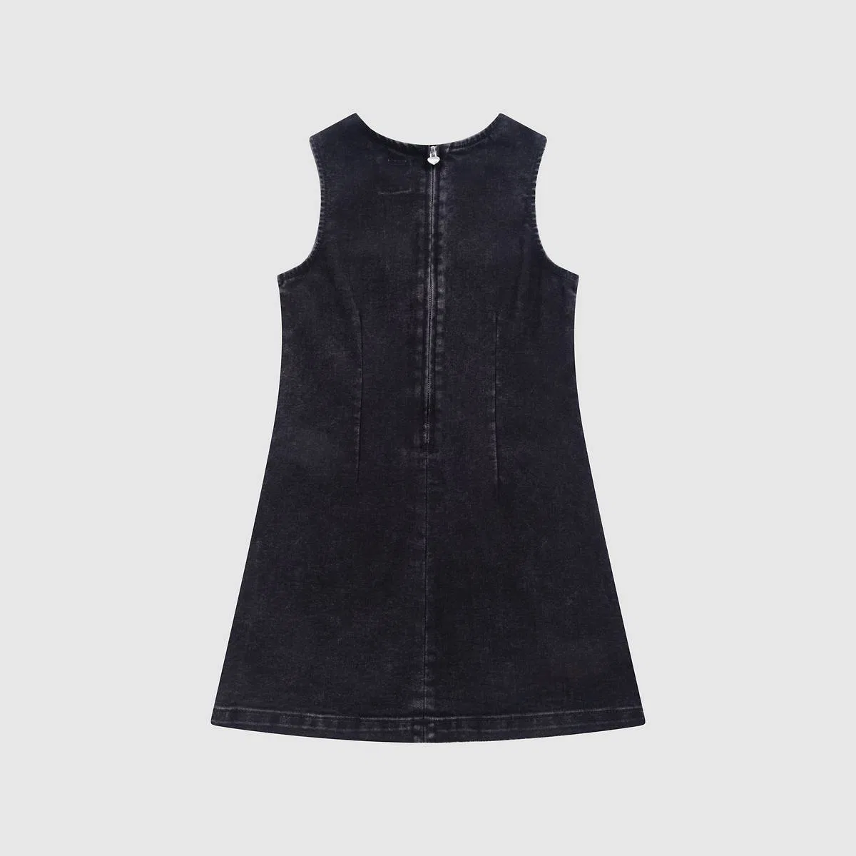Платье из джинсовой ткани в стиле милитари для девочек 7-16 лет Levi's, Black Canyon - Dark Wash — фото 2