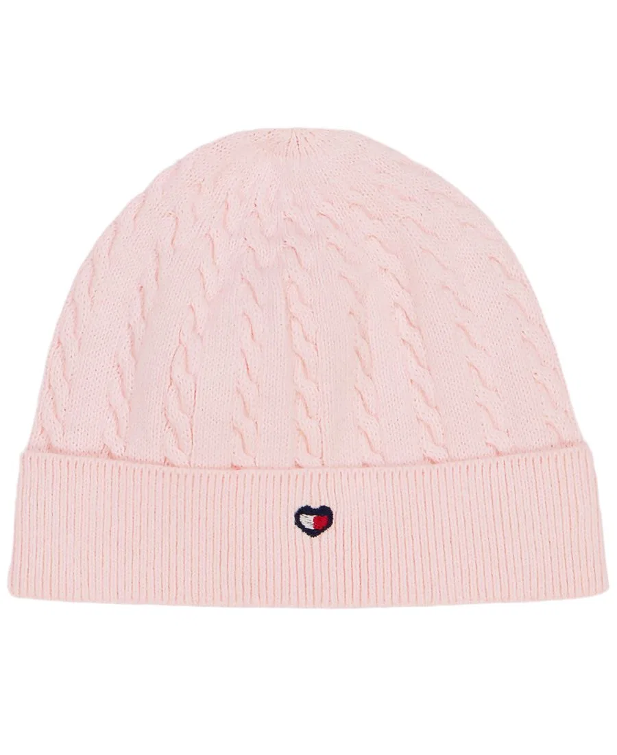 Комплект из боди и шапки для новорожденных Tommy Hilfiger, Pink — фото 3