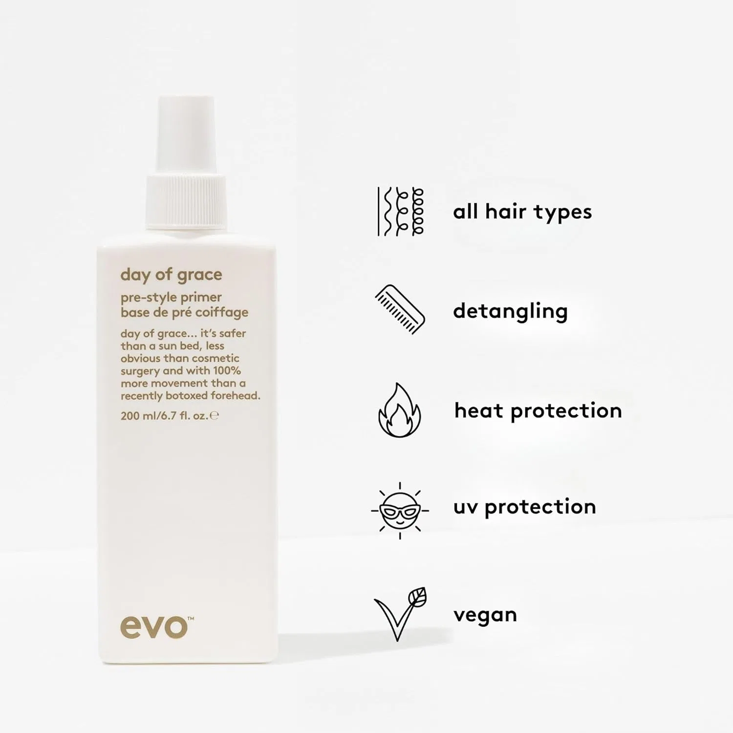 Праймер для лица EVO Day of Grace Pre-Style Primer, 200 мл — фото 3