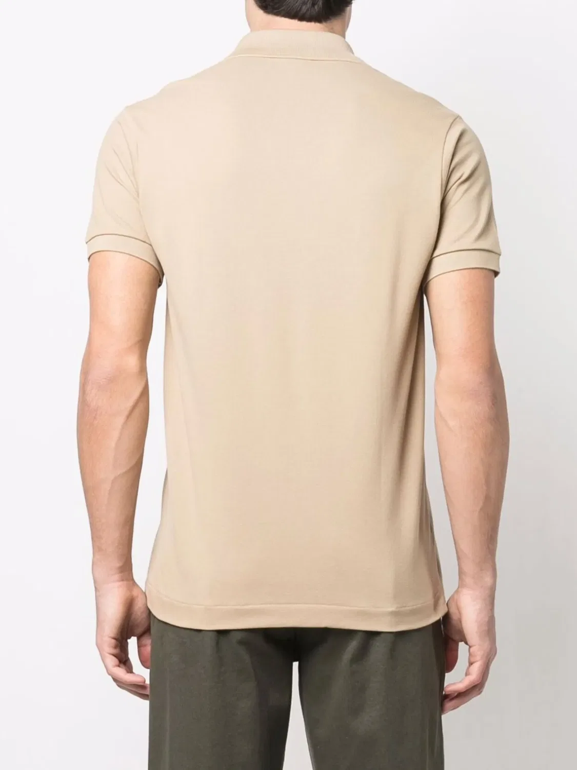 Lacoste Поло с логотипом, нейтральные тона — фото 4