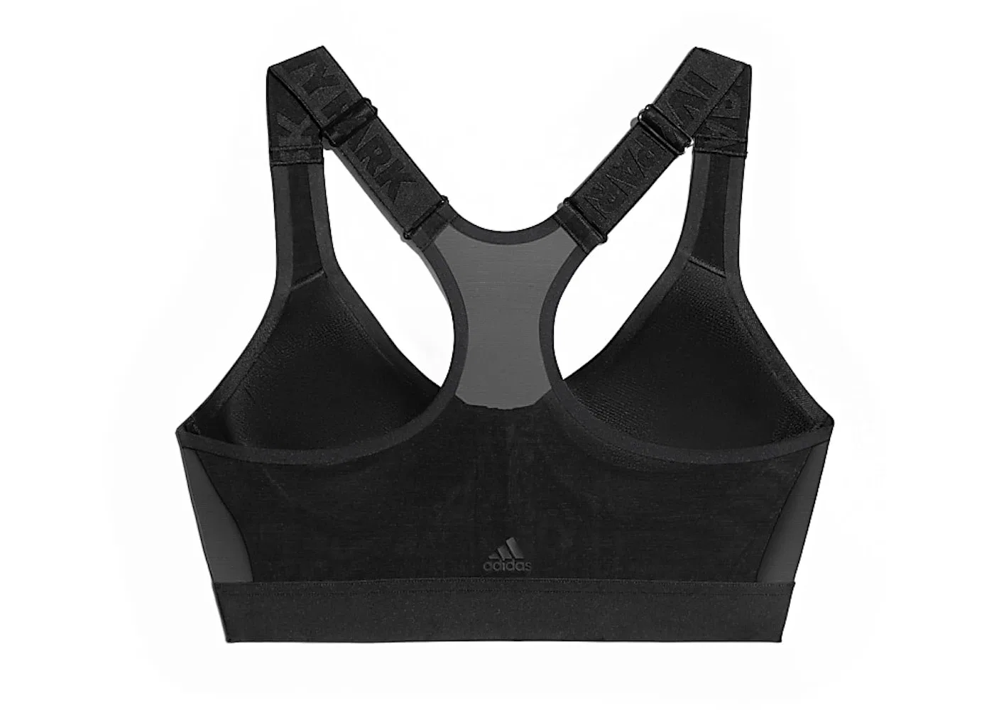 Женский спортивный бюстгальтер на молнии с поддержкой Zip Bra Adidas, Black — фото 2
