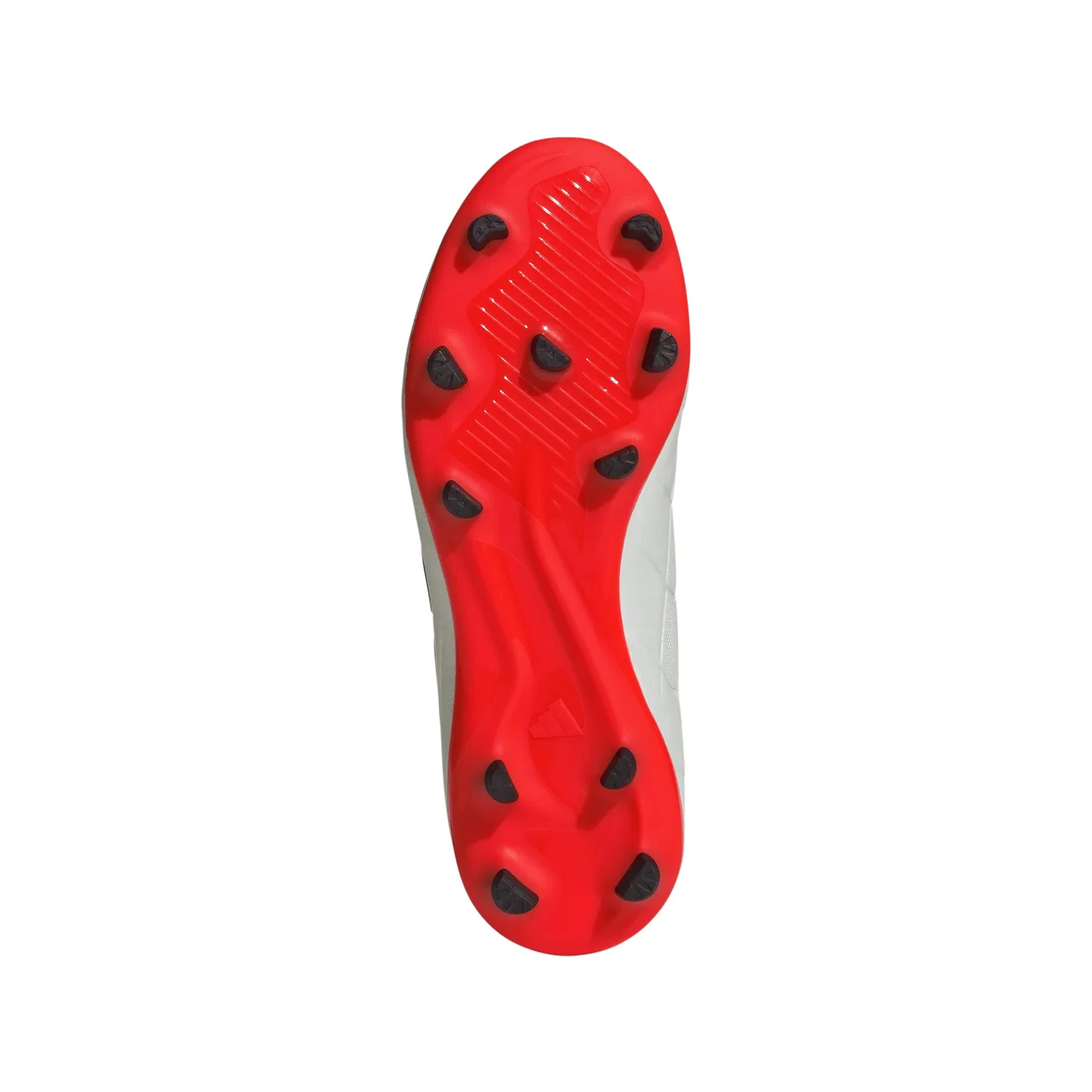 Детские футбольные бутсы с синтетическим верхом Copa Pure II Club FxG J Adidas, Ivory Black Solar Red — фото 3