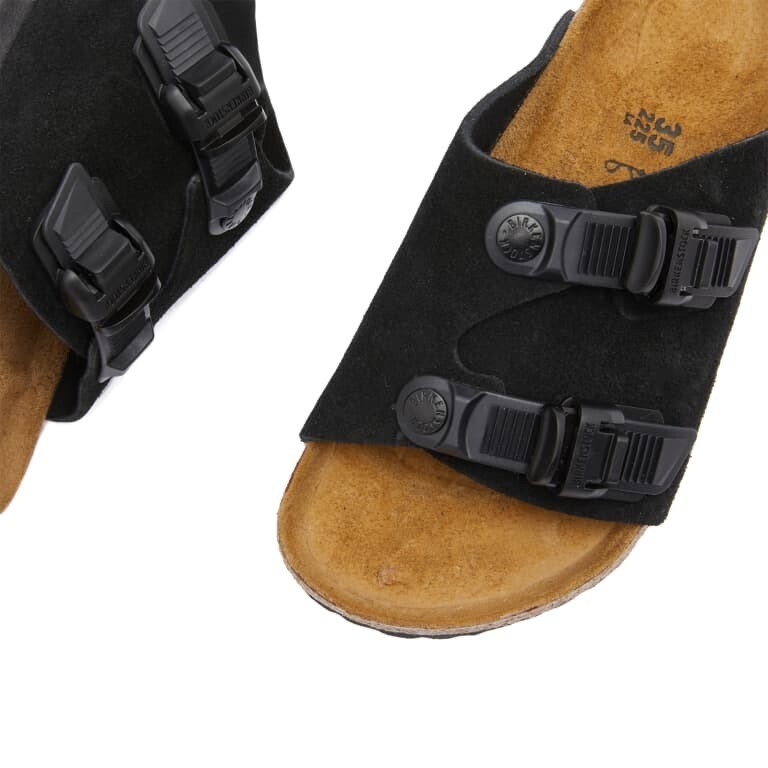 Сандалии Birkenstock Zürich Tech Suede Leather, черный — фото 4