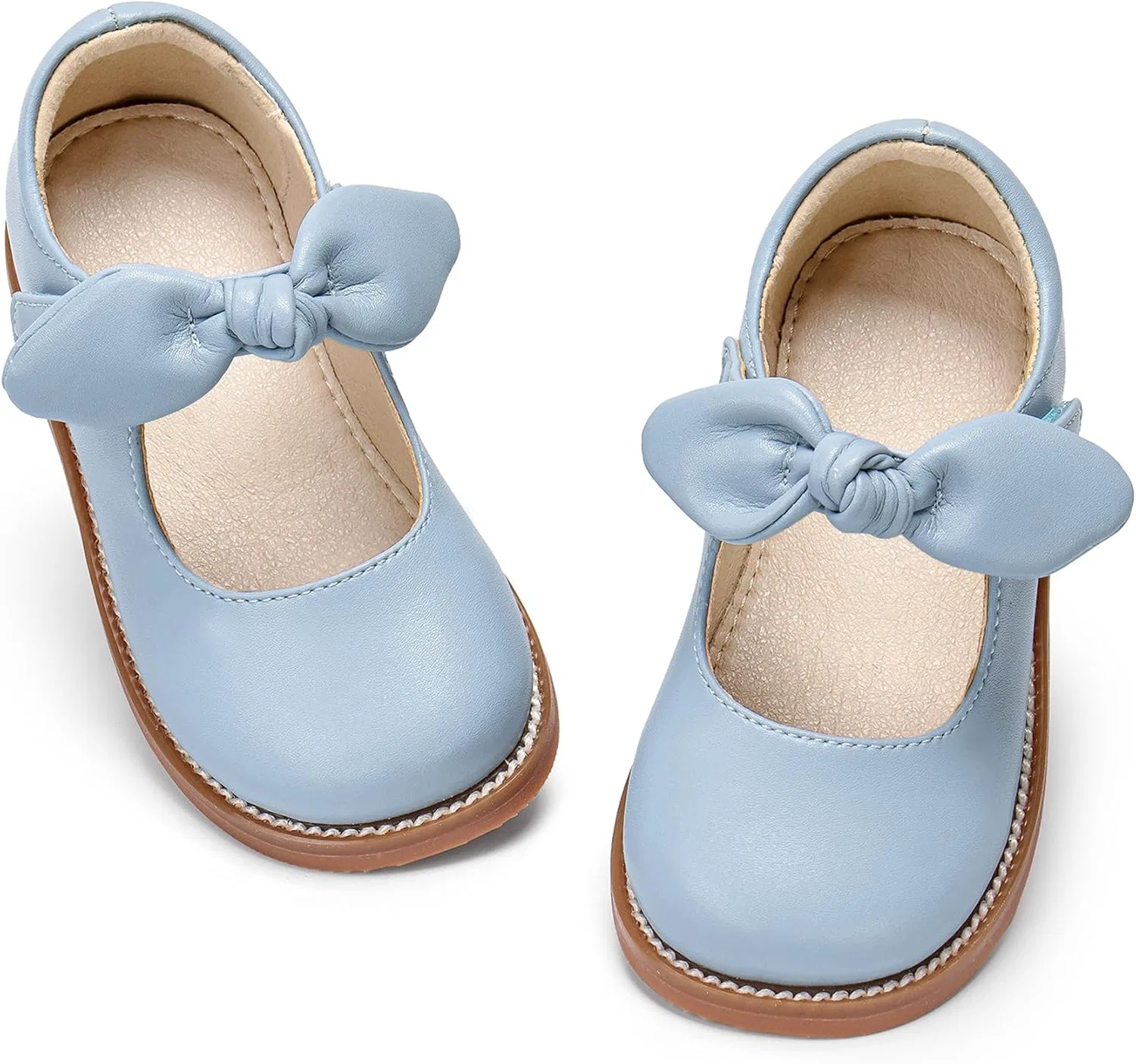 Детские туфли-оксфорды Мэри Джейн для девочек Otter MOMO, Light Blue