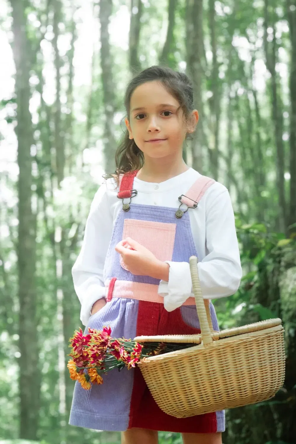 Детское платье из плотной ткани с пэчворком Rosebed Patchwork Dotty Dungarees, Multi — фото 4
