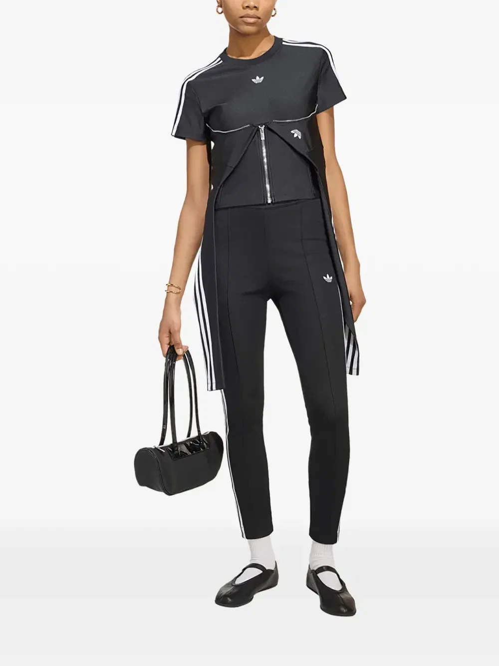 Mia Marquez футболка-корсет Adidas, черный — фото 2