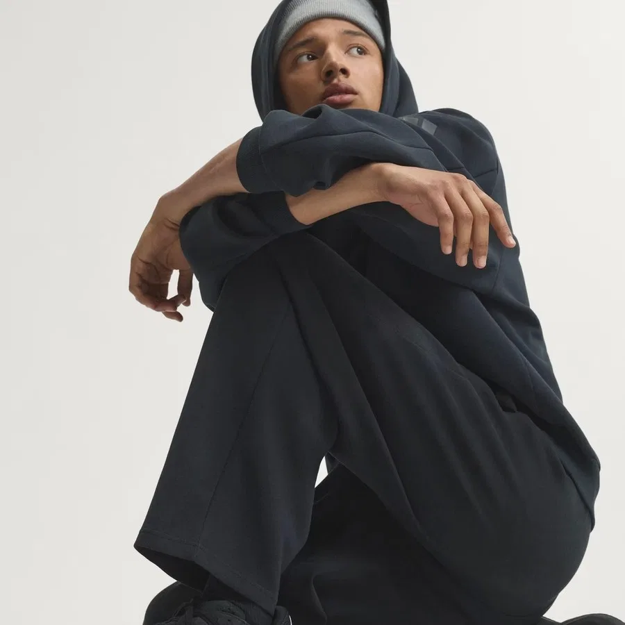 Спортивные штаны с завязками Soft Lux, adidas, Черный — фото 3