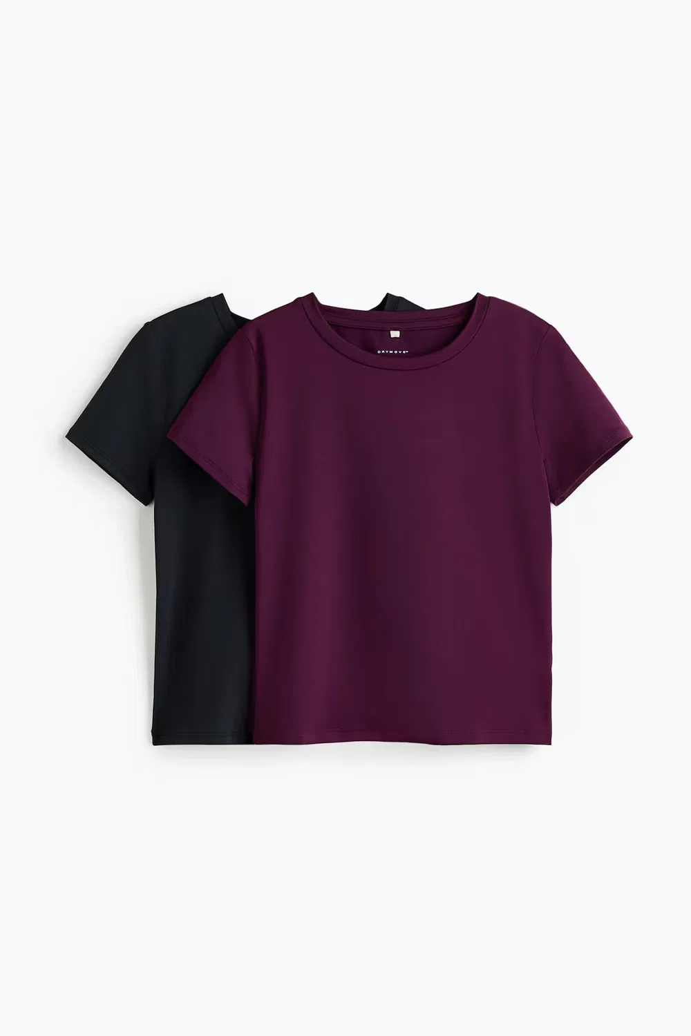 Комплект из 2 спортивных рубашек с технологией Drymove H&M, Lila/Schwarz
