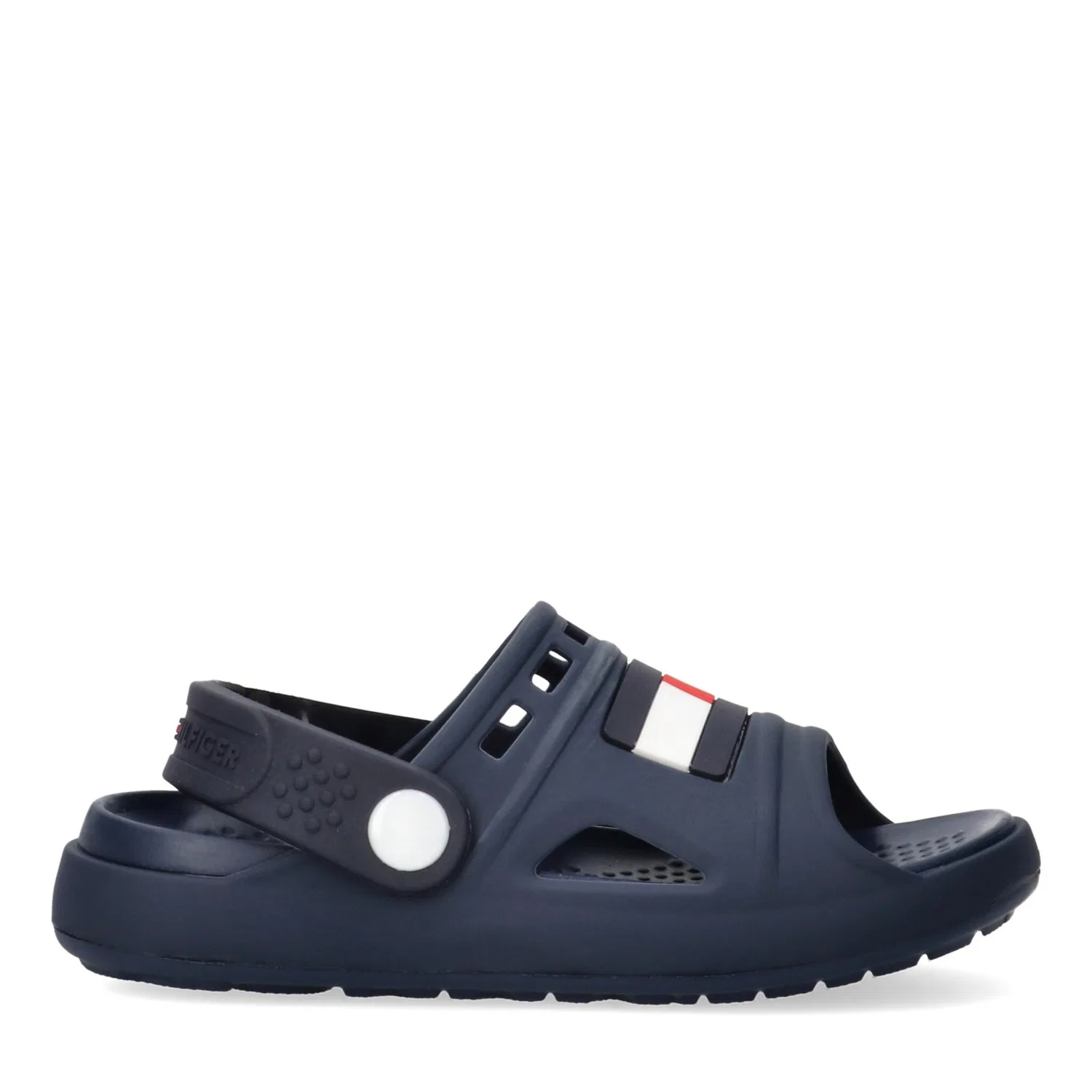 Детские сланцевые сандалии с логотипом Tommy Hilfiger, Blue — фото 2