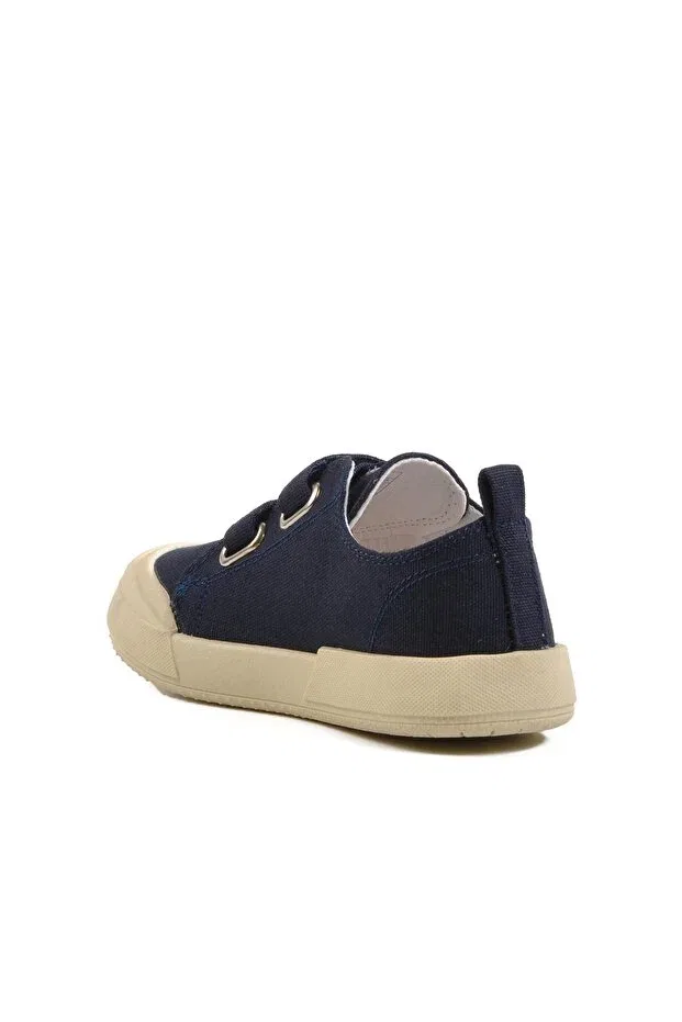 Детские повседневные туфли для девочек без шнуровки Walkway, Navy Blue — фото 4