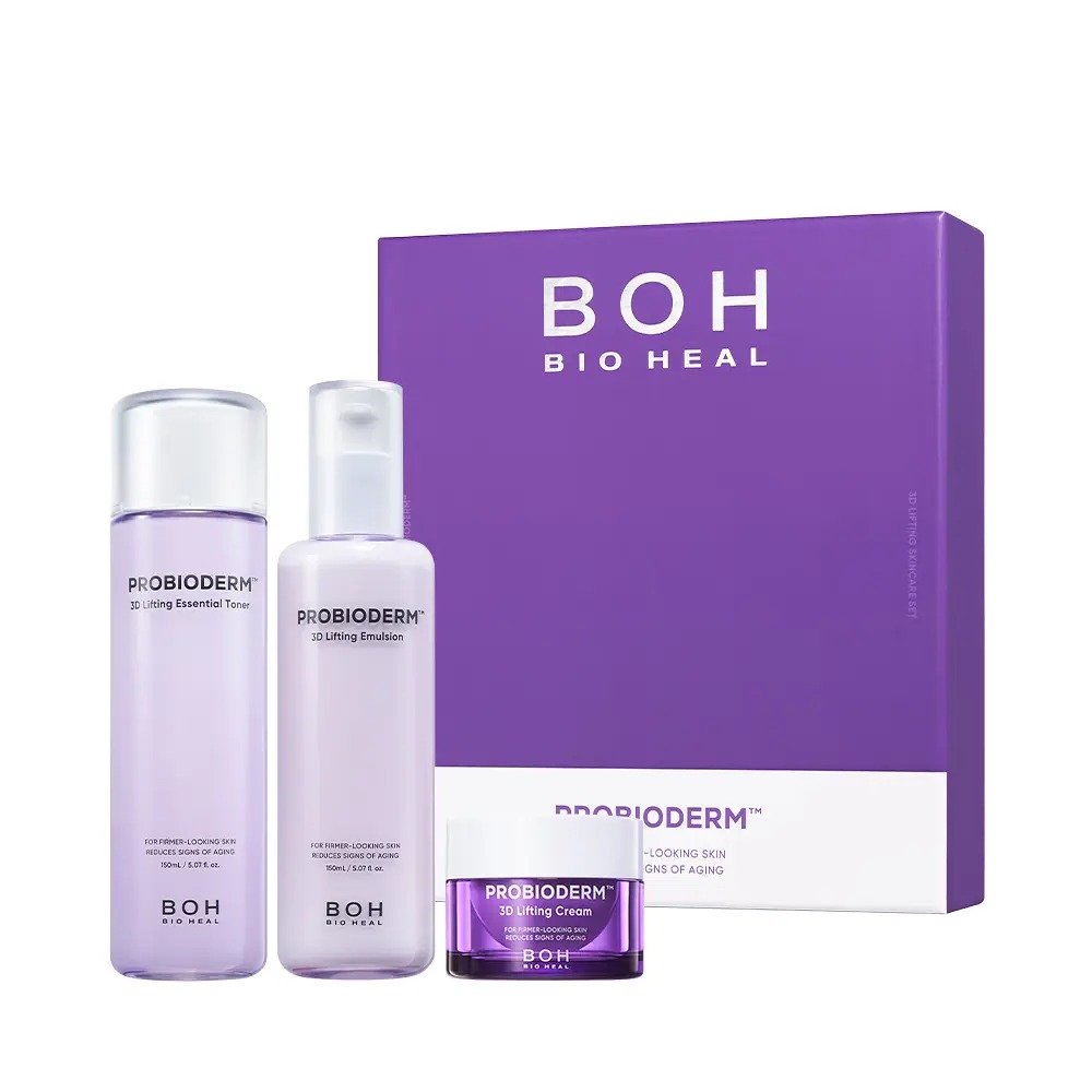 Набор для ухода за кожей лица Bioheal Boh Probioderm 3D Lifting Skincare, 2 предмета + подарок — фото 2