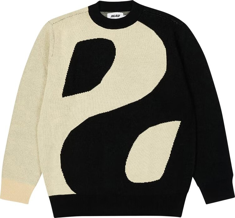 

Джемпер Palace Yin Yang Knit 'Cream/Black', кремовый, Бежевый, Джемпер Palace Yin Yang Knit 'Cream/Black', кремовый