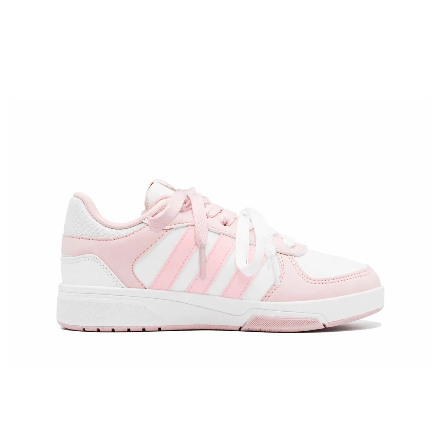 Детские кроссовки с принтом Adidas Pink White — фото 4