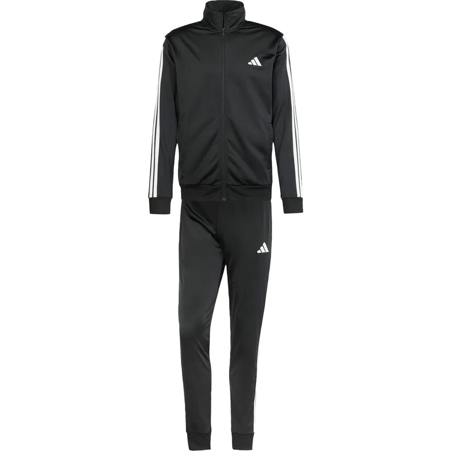 Спортивный костюм из трикотажа с 3 полосами Sportswear Basic 3-Stripes Tricot Track Suit adidas, Черный — фото 3