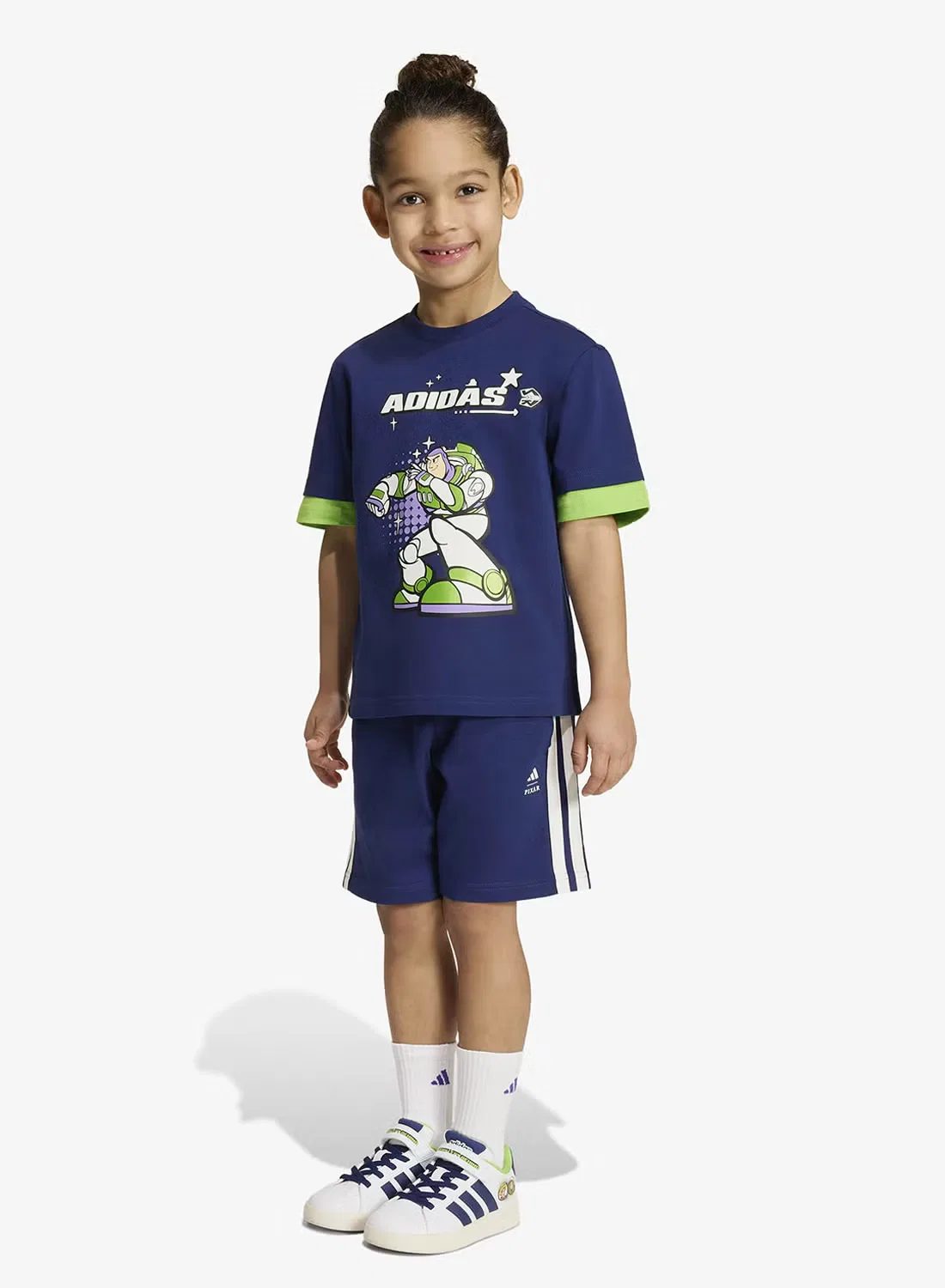 Комплект футболок с принтом Pixar Toy Story Adidas, темно-синий — фото 3