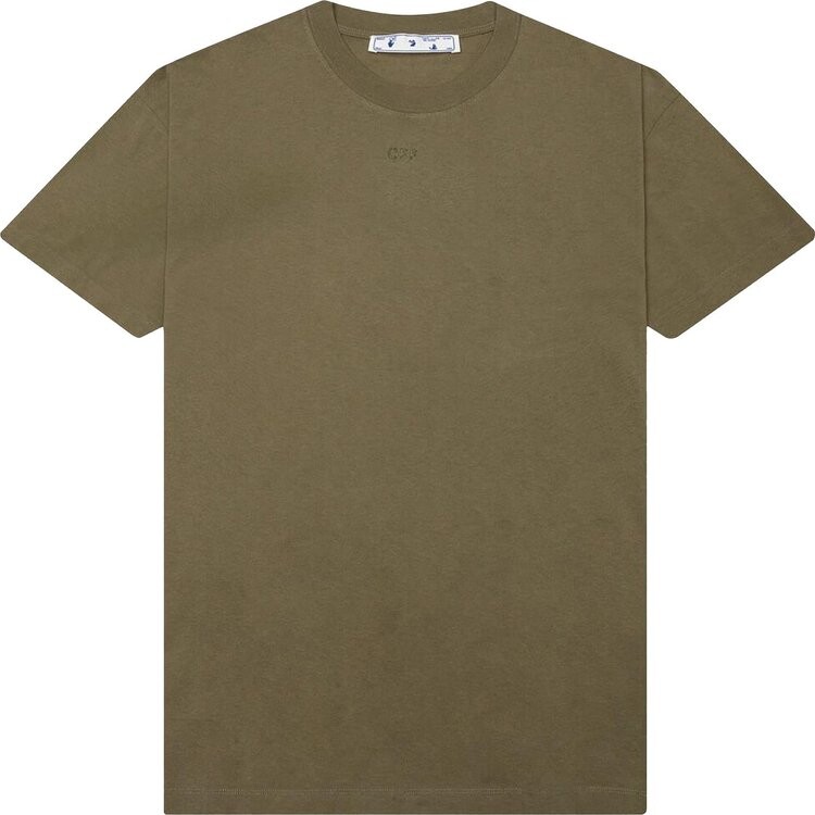 

Футболка Off-White Rubber Arrows Slim Tee 'Green/Green', зеленый