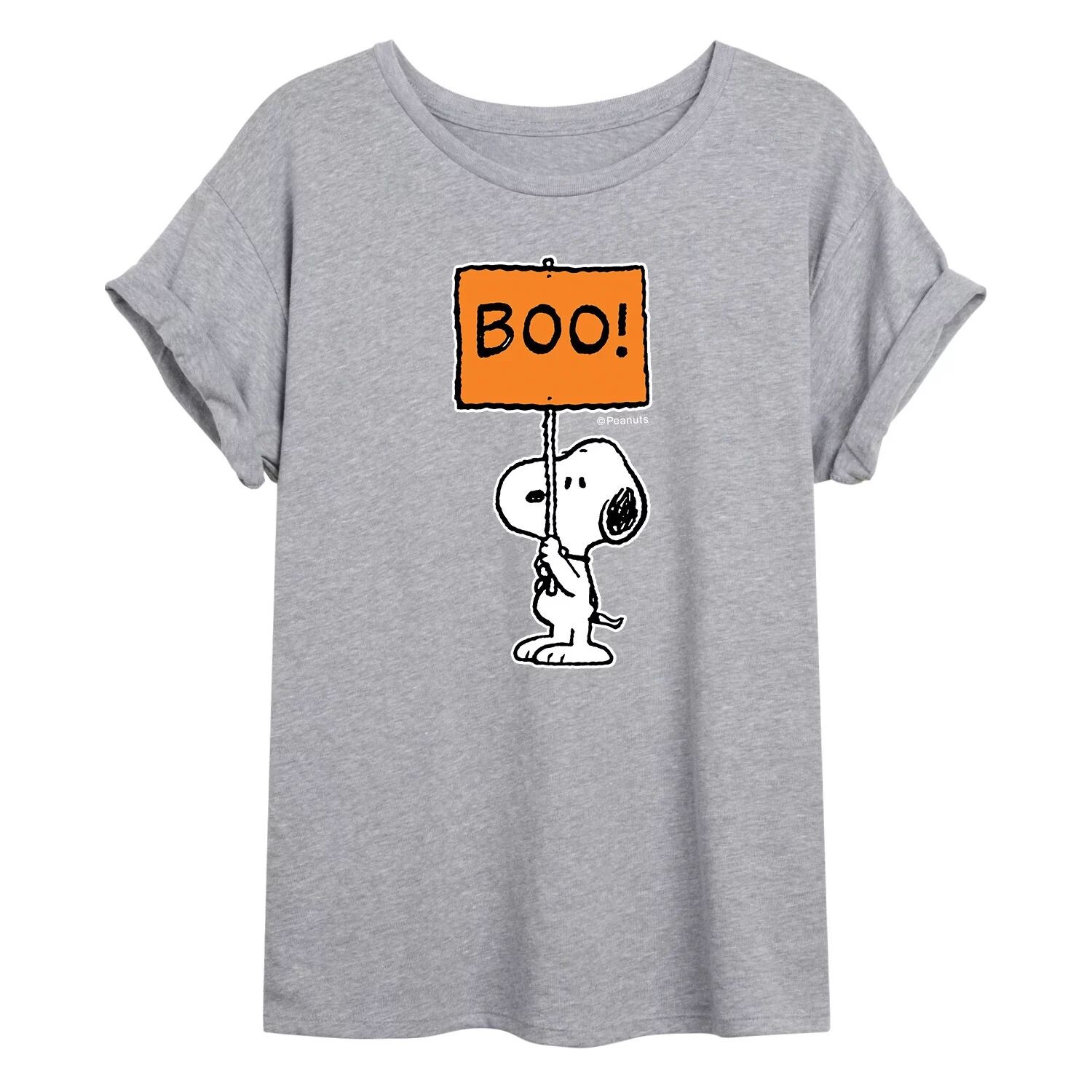 

Детская футболка большого размера с надписью Peanuts Snoopy "Boo" Licensed Character