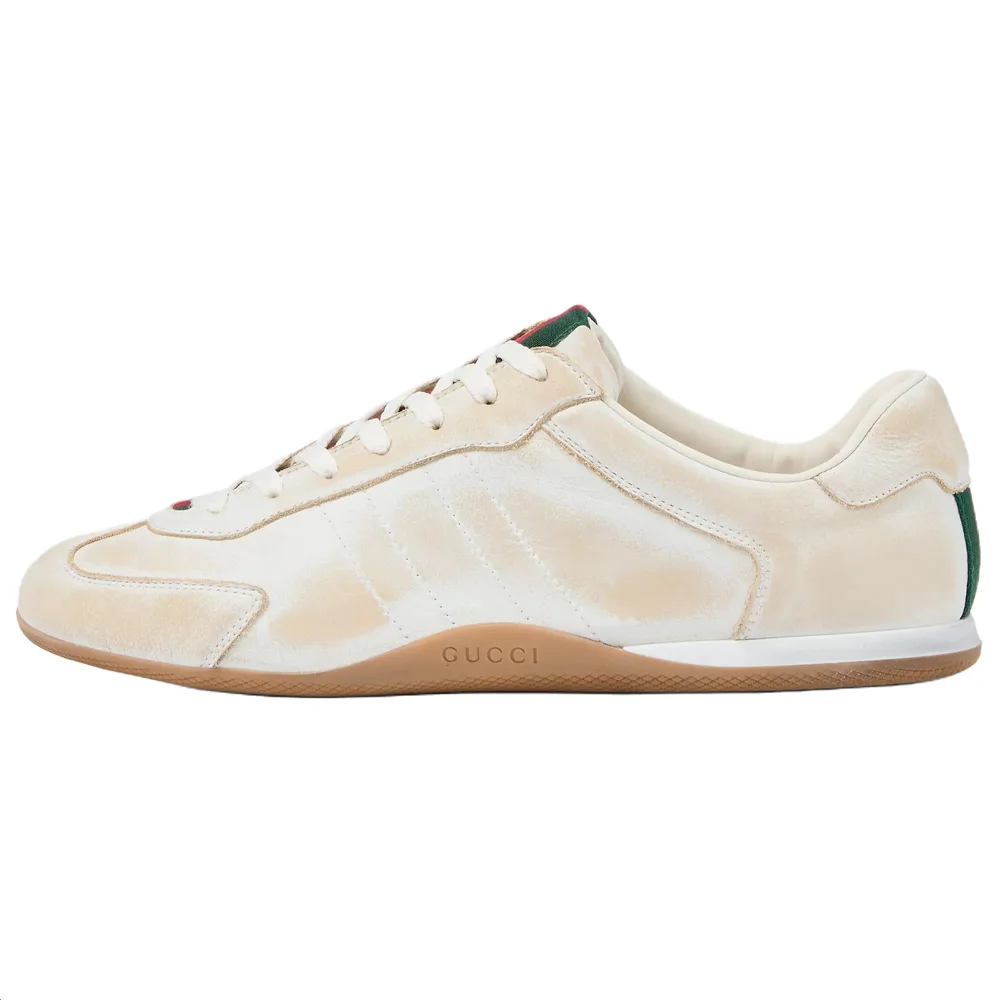 GUCCI Кроссовки мужские кожаные низкие повседневные white