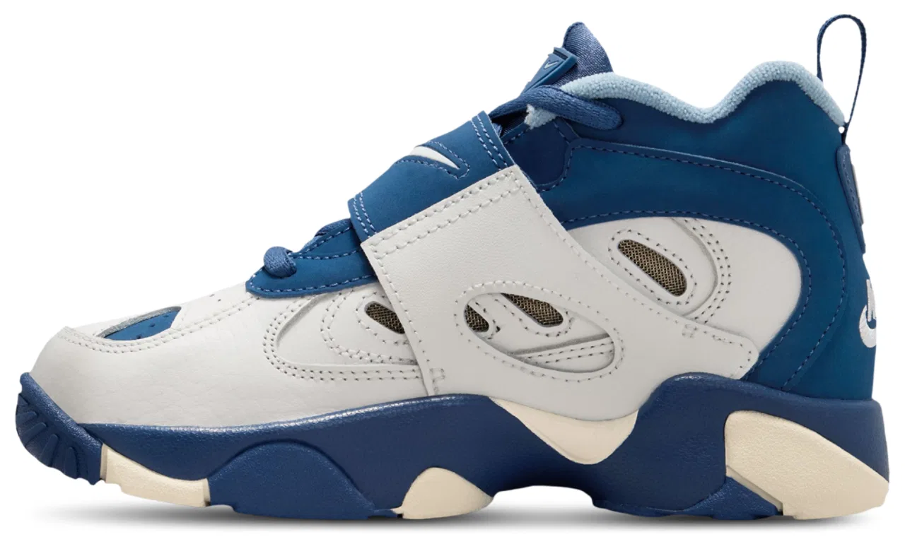 Кроссовки для мальчиков Air Diamond Turf II Nike, цвет Sail/Mystic Navy/Blue Grey — фото 2