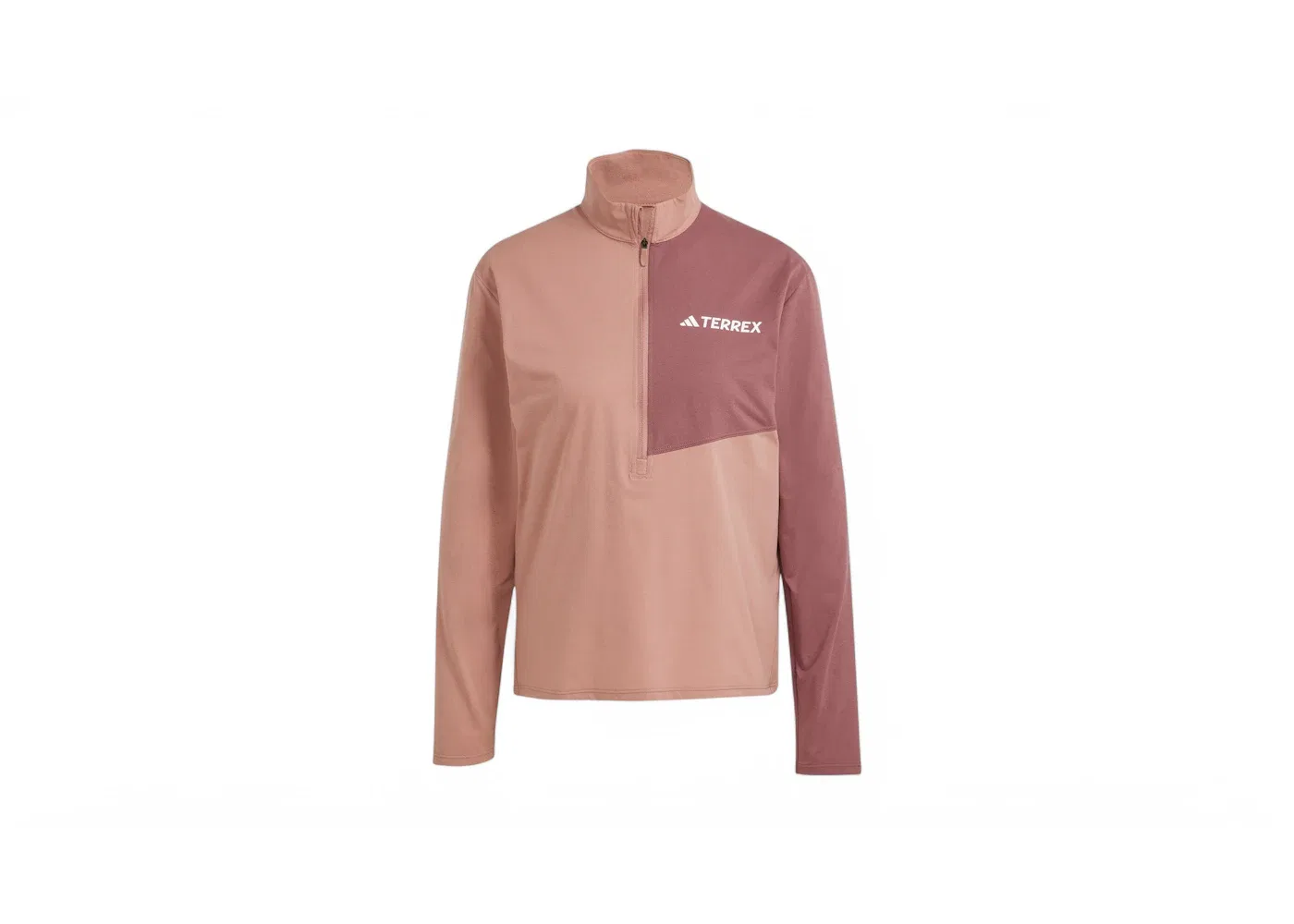 Женский топ с длинным рукавом на молнии Terrex Multi Climacool 1/Zip Adidas, Warm Clay