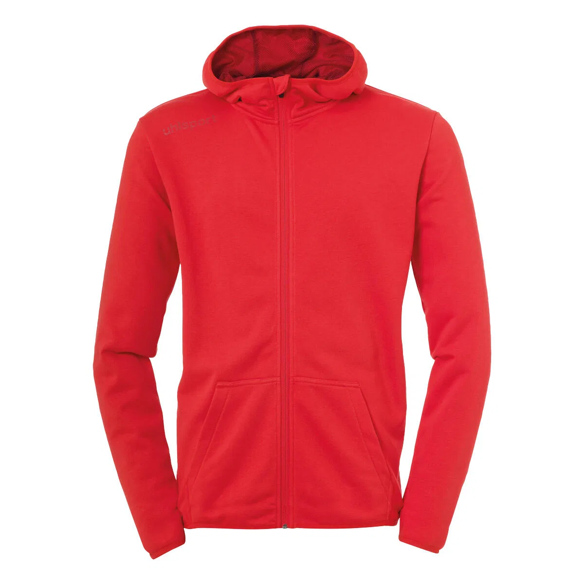 Детская капюшоновая куртка Essential Hood Uhlsport, Rot Schwarz