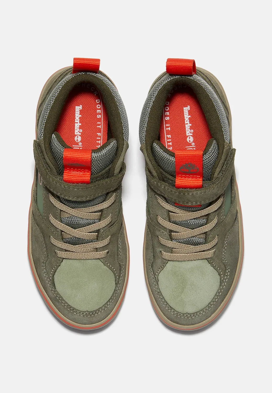 Кроссовки средней длины на липучке. - обувь для скейтбординга Timberland, Light Green — фото 3