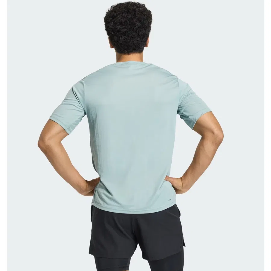 Мужская футболка с коротким рукавом We Bas T adidas, Синий — фото 2