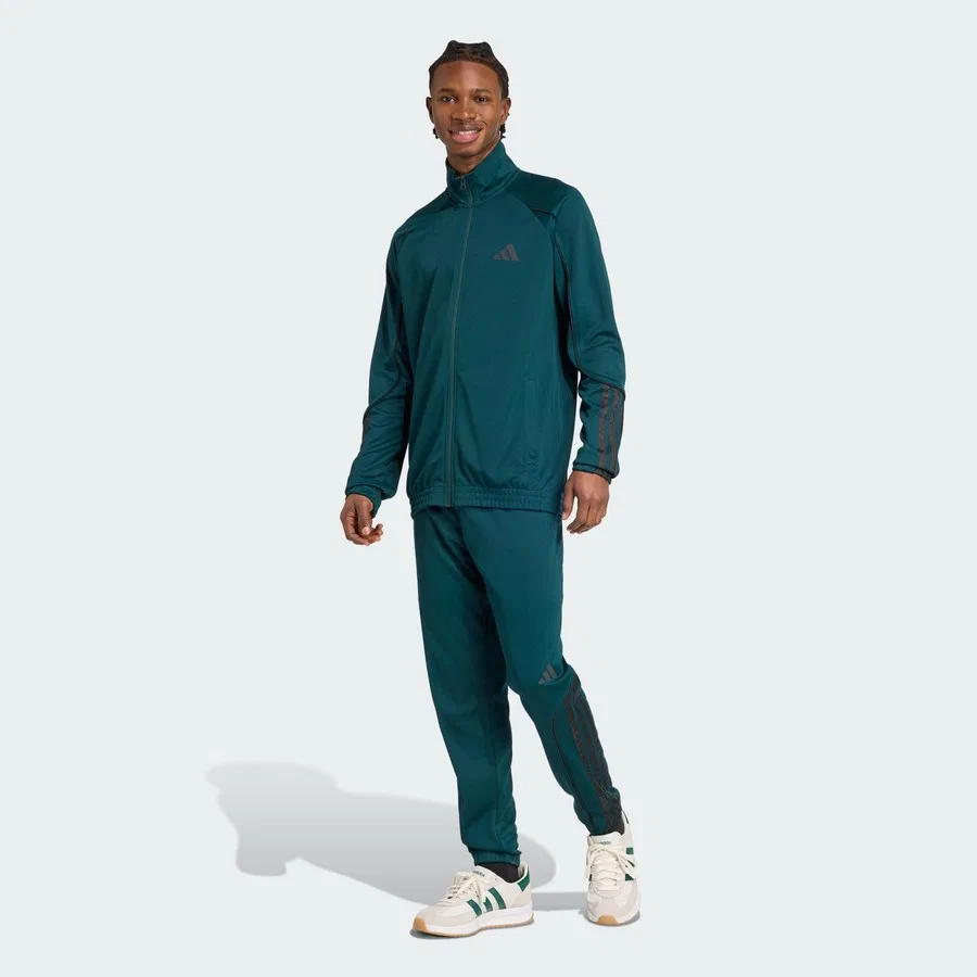 Спортивный костюм с принтом 3-полосный Stadium 3-Stripes Tracksuit adidas, Зеленый