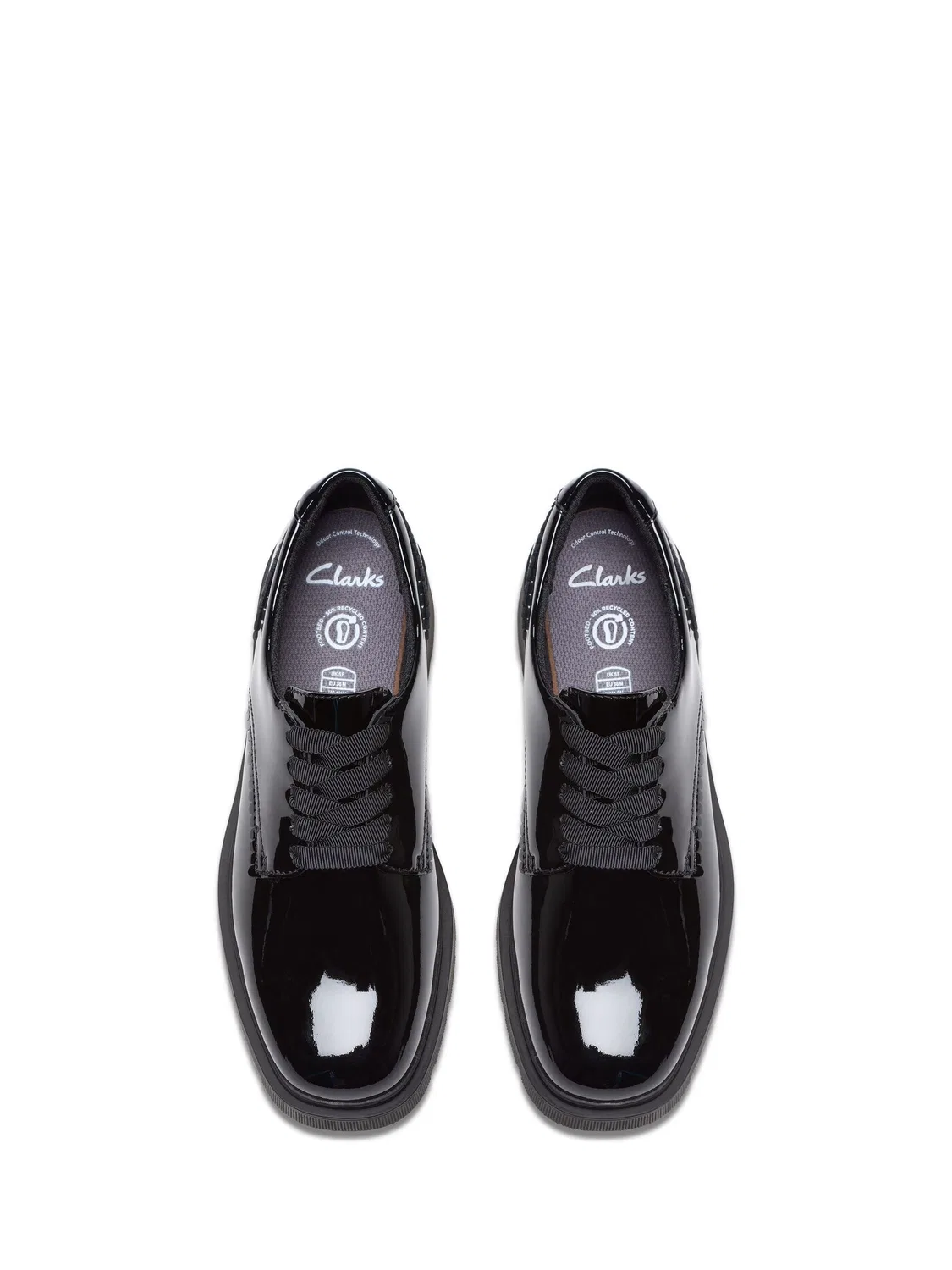 Туфли-оксфорды Eris Pure Clarks, черный лакированный — фото 4
