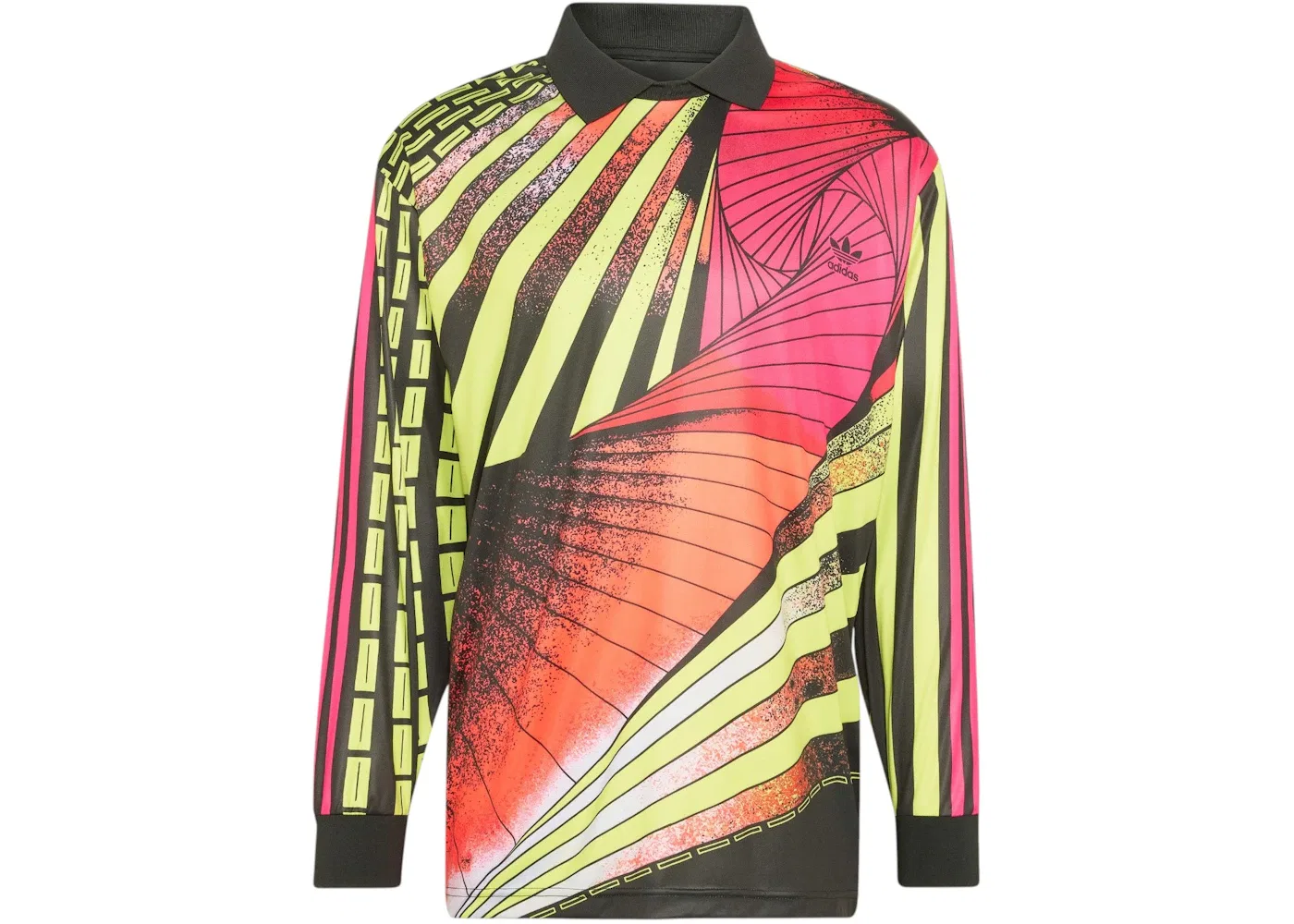 Мужская футболка вратарская свободного кроя Jersey Adidas, Black