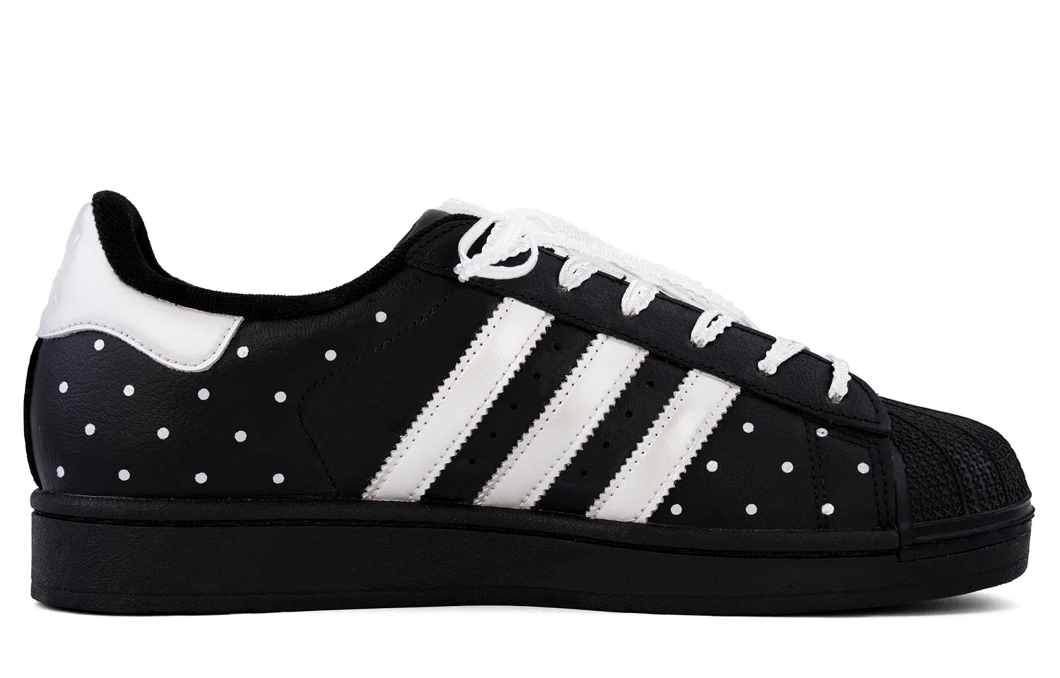 Детские кроссовки-скейтборд с принтом Superstar 2 Adidas Originals, Black Silver — фото 4