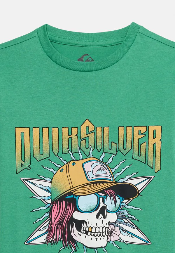 Футболка унисекс с принтом "звук" Quiksilver, Dark Green — фото 3