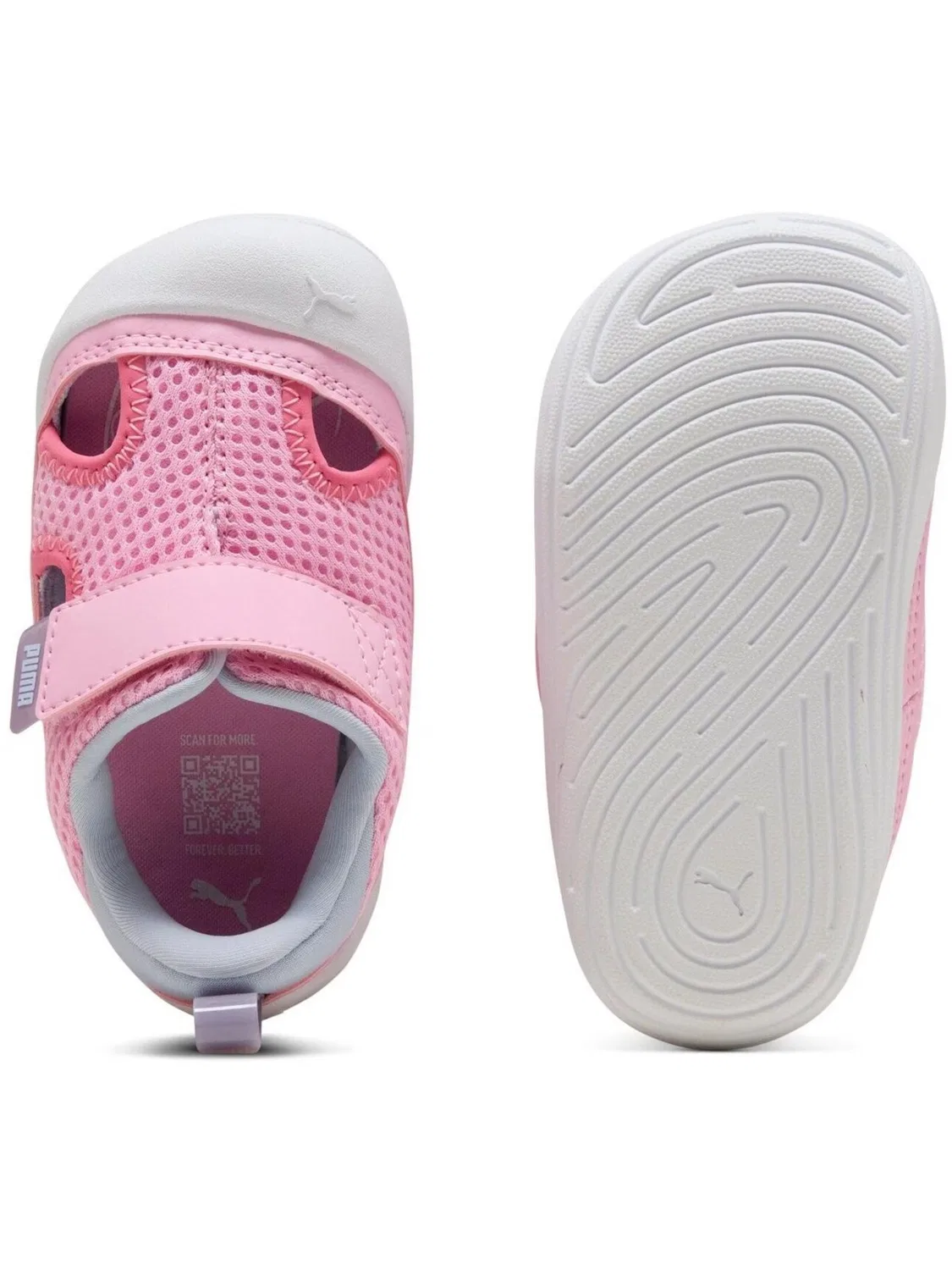 Спортивные кроссовки Puma Kitten Summer V Inf розового цвета — фото 2
