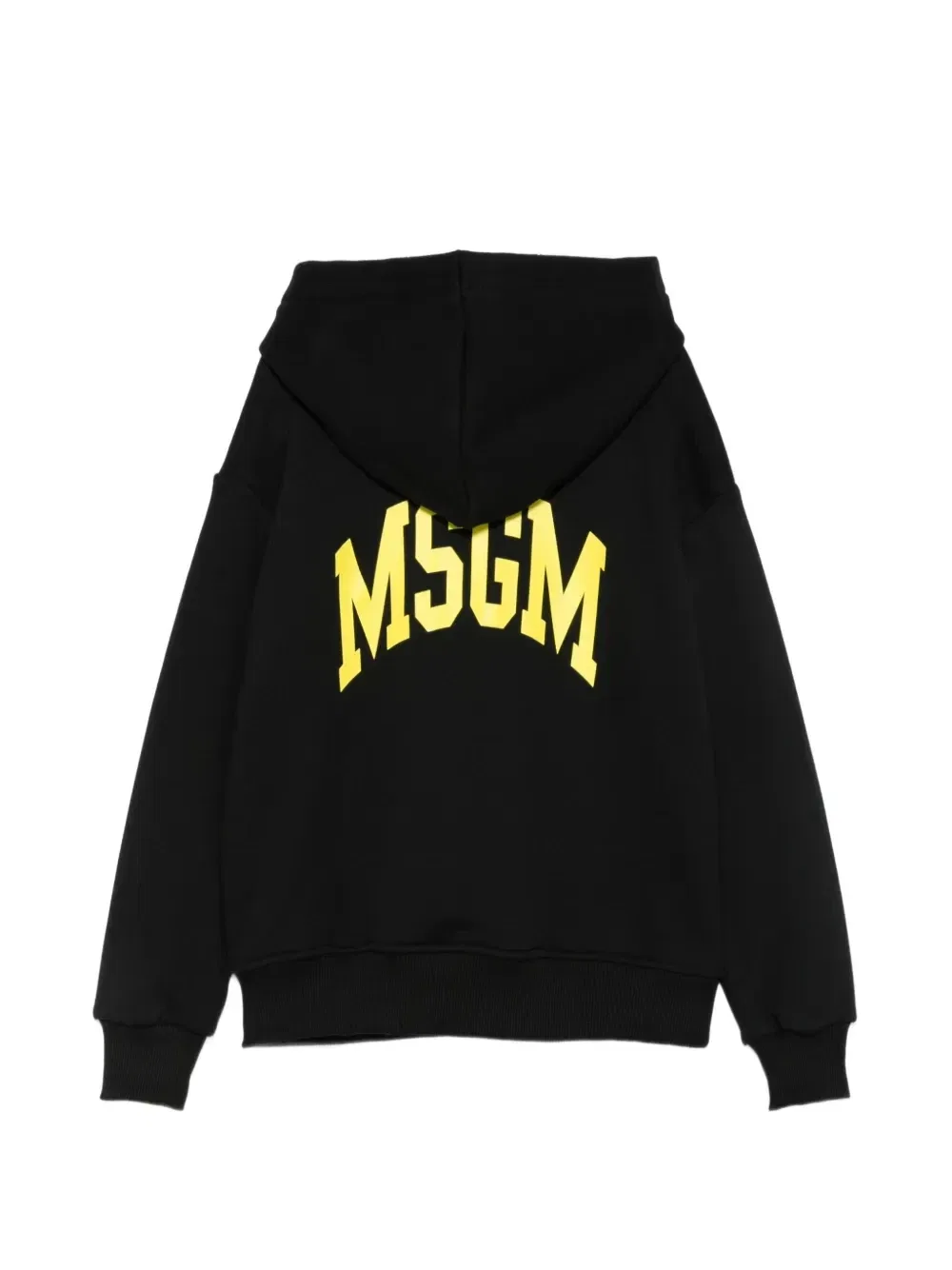 Толстовка с принтом логотипа MSGM Kids, черный — фото 2