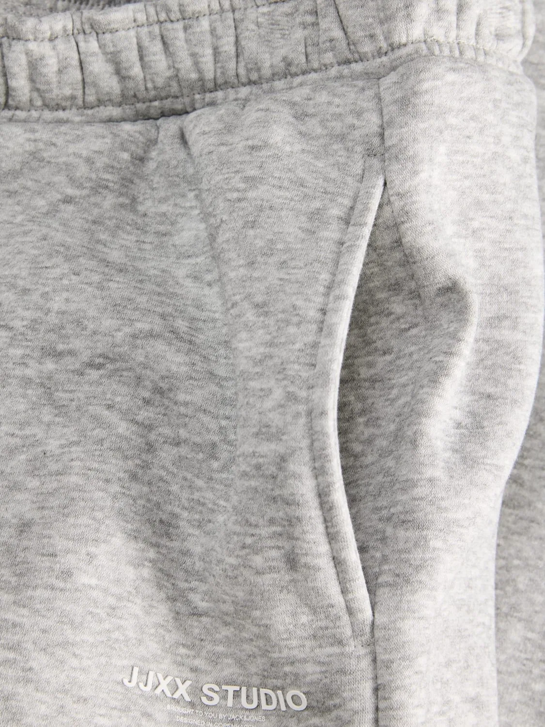Брюки утепленные с начесом Vesterbro Pant Jjxx, светло-серый меланж — фото 2