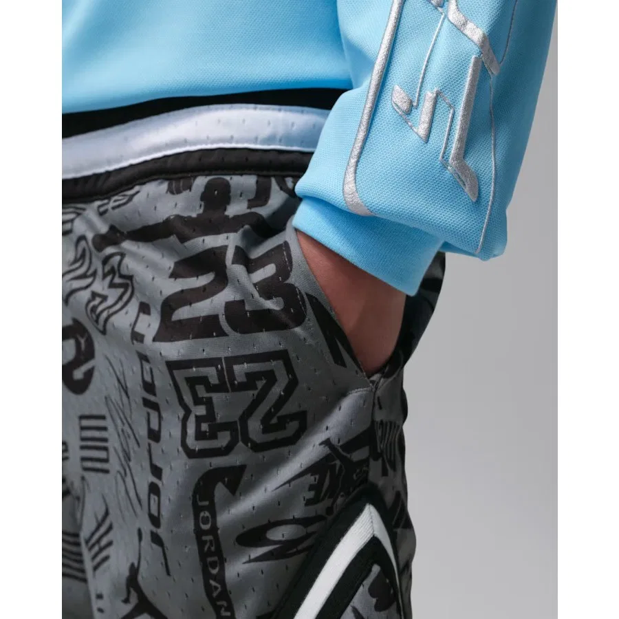 Спортивные шорты с принтом Jordan MJ AOP Sport Diamond Nike, Черный Темно-серый — фото 4