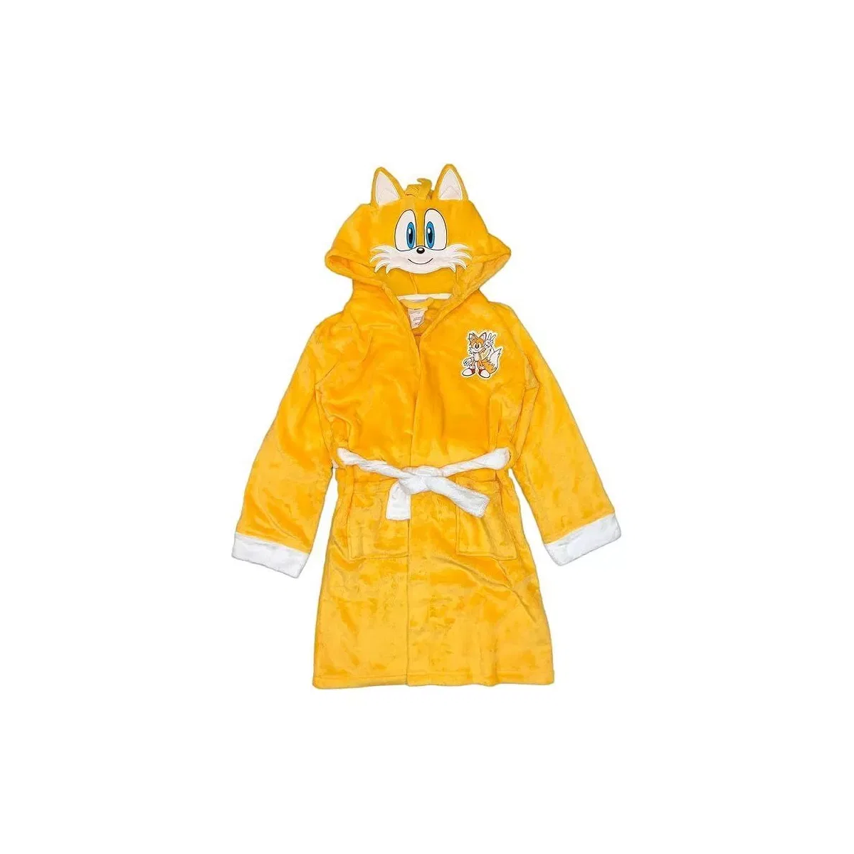 Детский халат с капюшоном Sonic the Hedgehog Yellow-Tails