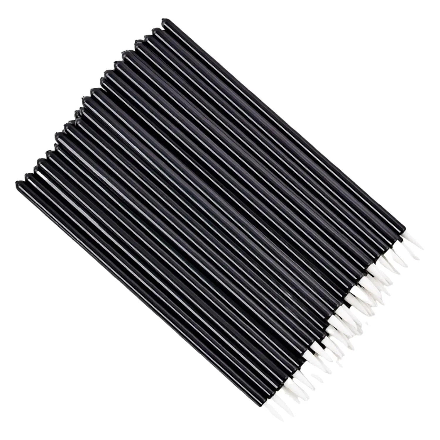 Кисти для губ, 50 шт, Fahoujs, Black and White
