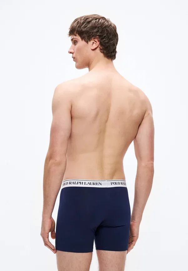 Комплект из 3 боксерских трусов Polo Ralph Lauren, темно-синий/желтый — фото 3