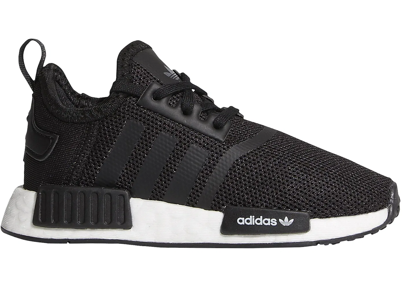 Детские кроссовки lifestyle с технологией Boost Adidas NMD R1, Core Black Core Black Cloud White