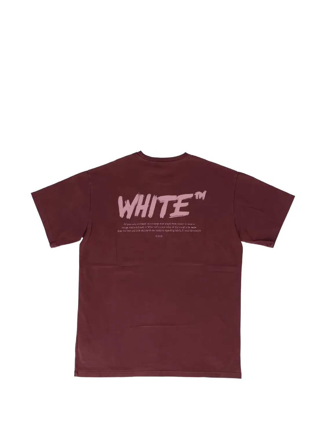 Футболка из хлопка с логотипом, красная OFF-WHITE, красный — фото 2