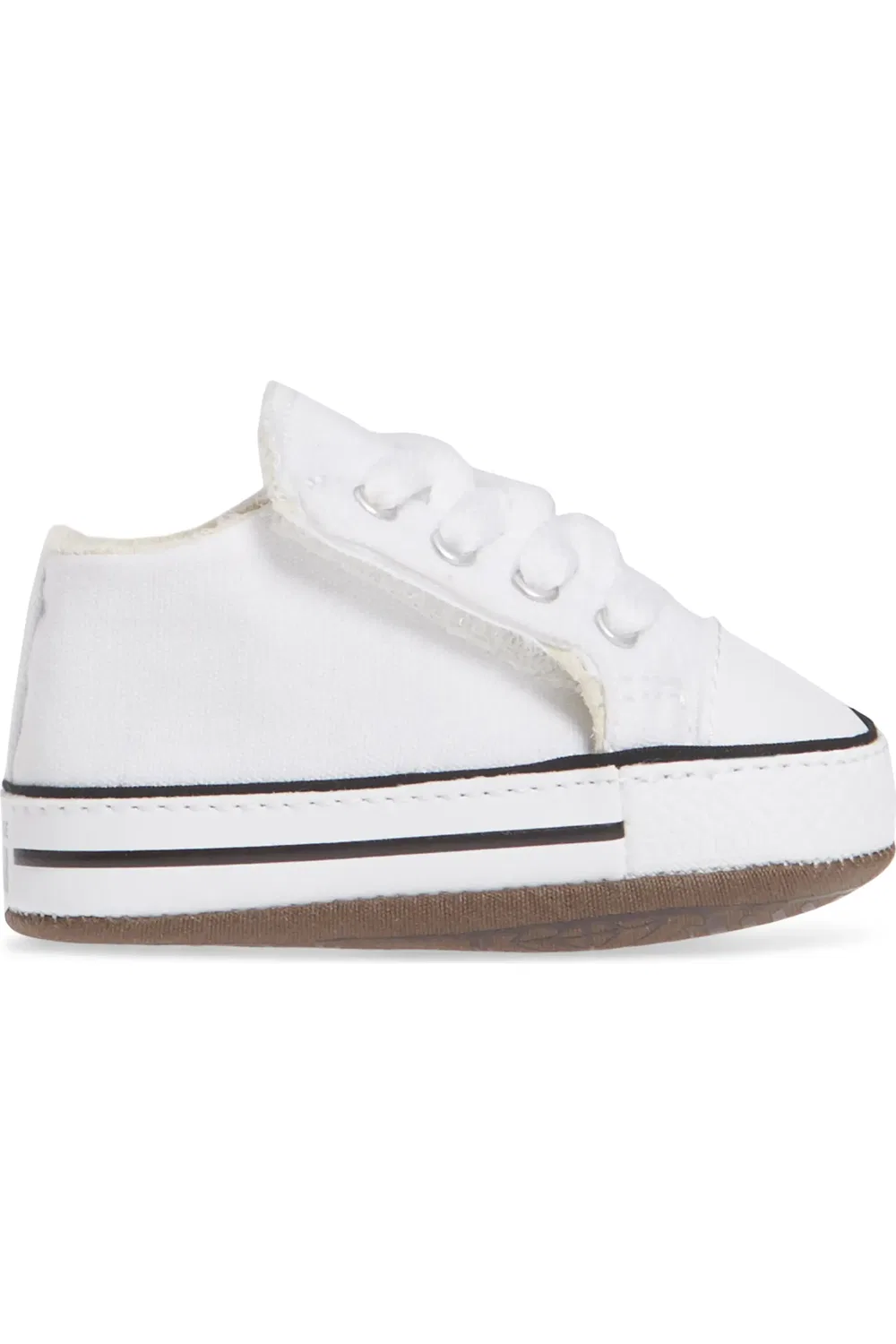 Кроссовки детские на липучке Chuck Taylor All Star Cribster Converse, White/Natural Ivory/White — фото 3