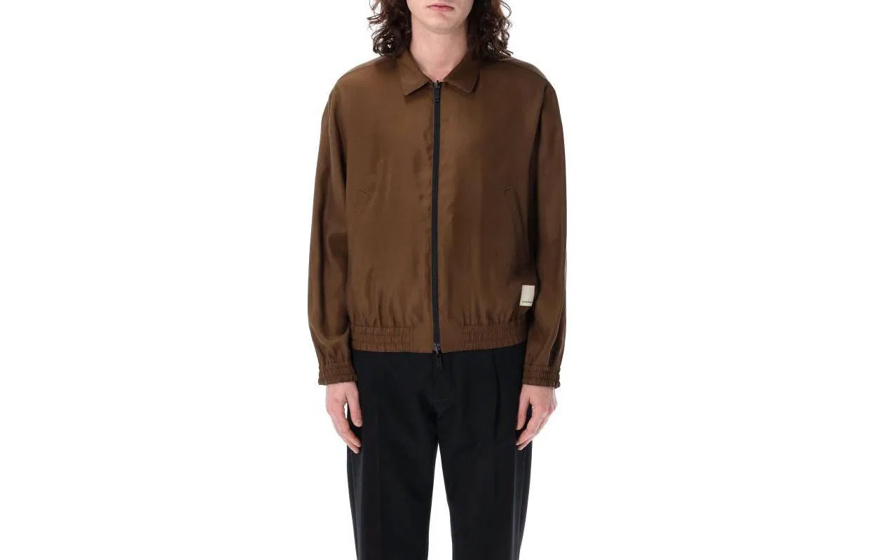 Мужская куртка Brown SS24 Jackets & Coats EMPORIO ARMANI — фото 3