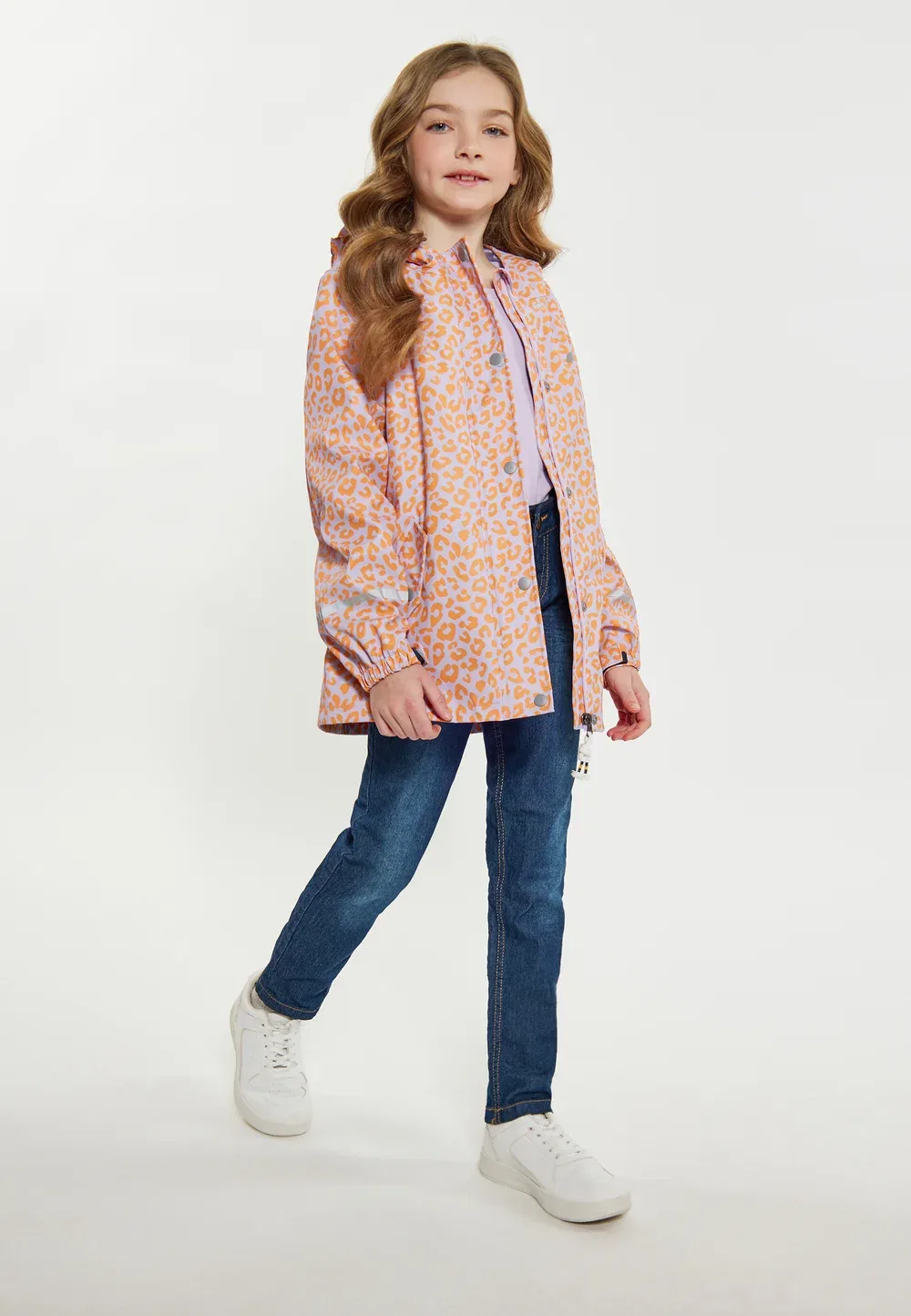 Дождевая куртка Schmuddelwedda - водонепроницаемая куртка Schmuddelwedda, Pastel Lavender Orange Leo