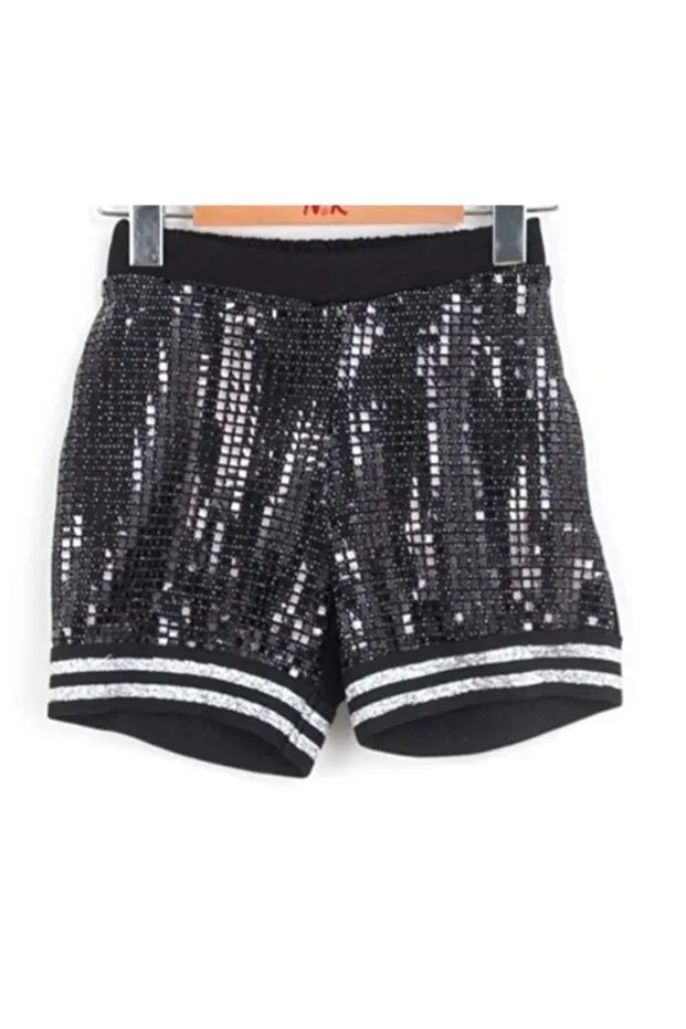 Детские шорты для девочек с принтом Disco Shorts Generic Brands, Black